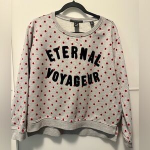 Scotch & Soda Textured Gray Sweatshirt